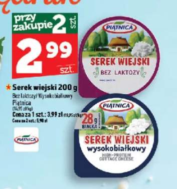 Serek wiejski Piątnica bez laktozy +1 wariant