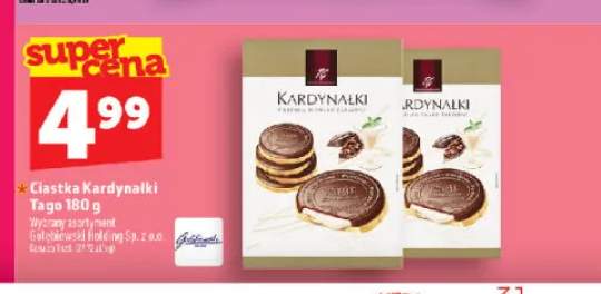 Ciastka Kardynałki Tago +1 wariant