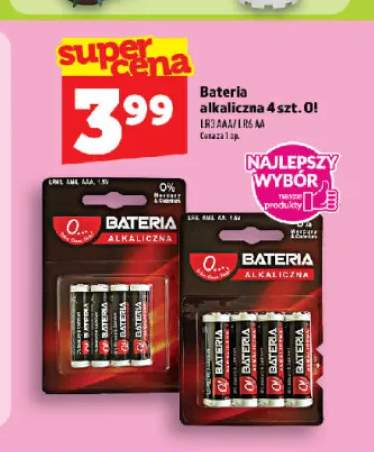 Bateria alkaliczna O! +2 warianty