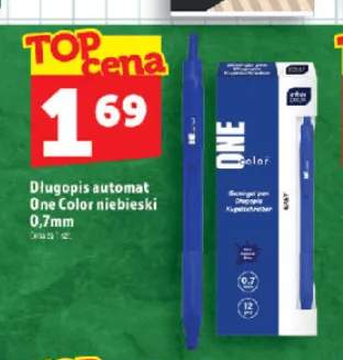 Długopis automatyczny żelowy Interdruk One Color niebieski 0,7 mm