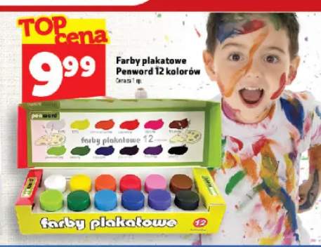 Farby plakatowe Penword 12 kolorów