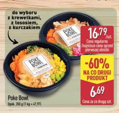 Poke Bowl z kurczakiem +1 wariant