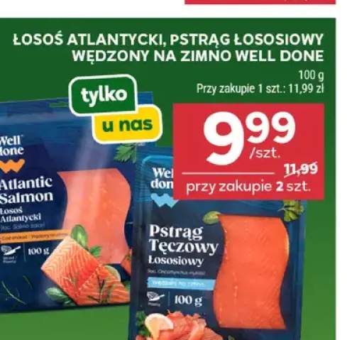 Pstrąg tęczowy łososiowy wędzony na zimno Well Done