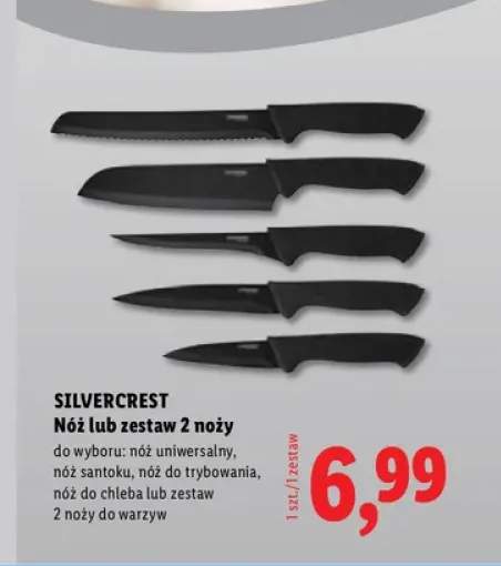 Nóż santoku Silvercrest +3 warianty