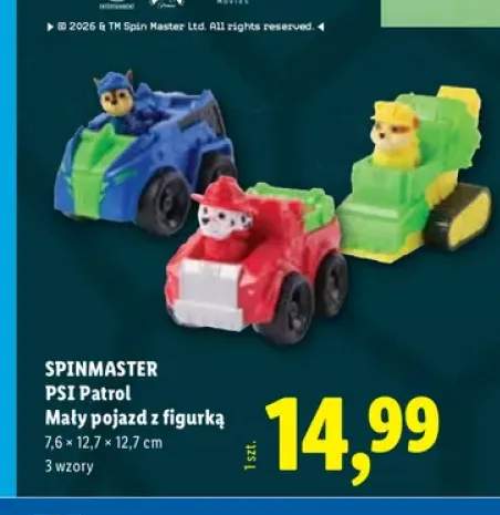 Mały pojazd z figurką Spin Master PSI Patrol