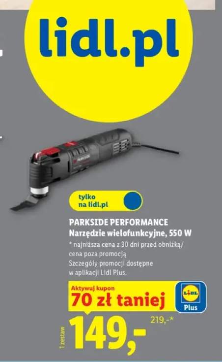Narzędzie wielofunkcyjne Parkside Performance