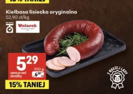 Kiełbasa lisiecka oryginalna Wolarek