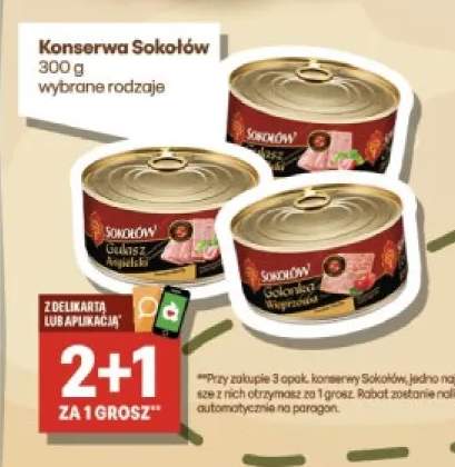Konserwa Golonka Wieprzowa Sokołów +2 warianty