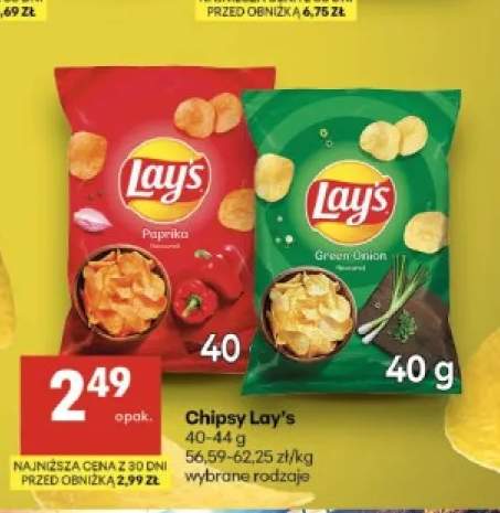 Chipsy Lay's Paprika +1 wariant