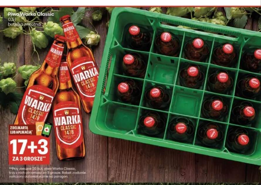 Piwo Warka Classic