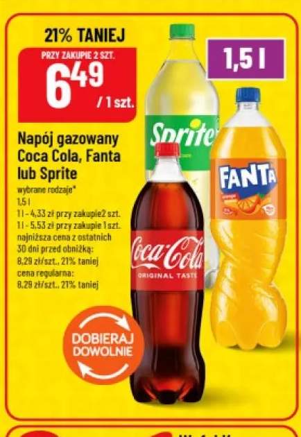 Napój gazowany Coca-Cola +1 wariant