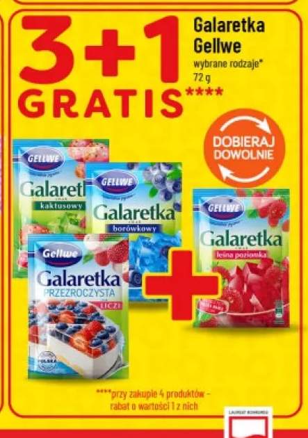 Galaretka o smaku kaktusowym Gellwe +3 warianty