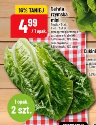 Sałata rzymska mini 2-pak