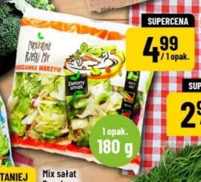 Mix sałat Rześki Mix Zielony Smak