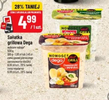 Sałatka grillowa Ziemniaczki z papryką Dega +1 wariant