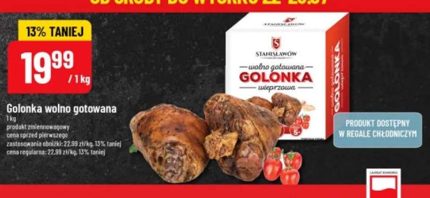 Golonka wolno gotowana wieprzowa Stanisławów