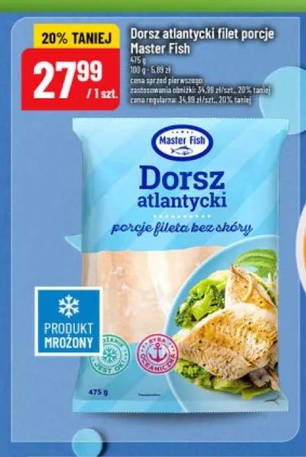 Dorsz atlantycki filet porcje Master Fish