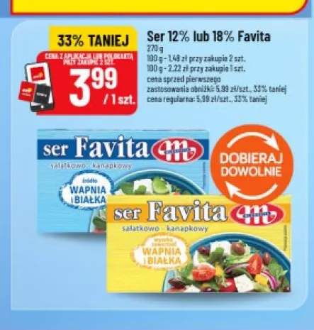 Ser sałatkowo-kanapkowy Favita 18%