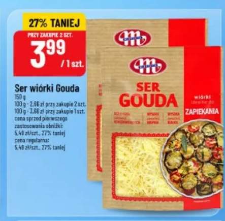 Ser wiórki Gouda Mlekovita