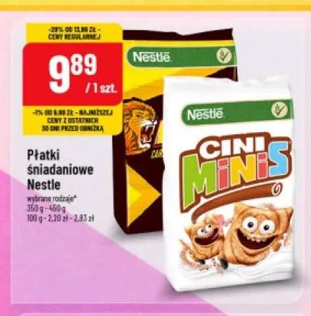 Płatki śniadaniowe Nestle Cini Minis +1 wariant