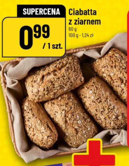 Ciabatta z ziarnem