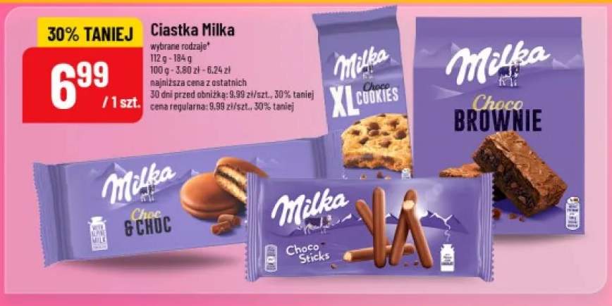 Ciastka Milka Choc & Choc +1 wariant