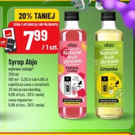 Syrop Abjo Cytryna z maliną +1 wariant