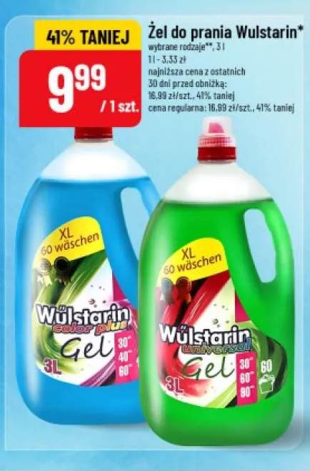 Żel do prania Wulstarin Color Plus +1 wariant