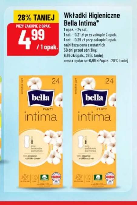 Wkładki higieniczne Bella Intima