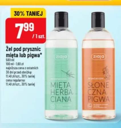 Żel pod prysznic Ziaja Mięta Herbaciana +1 wariant
