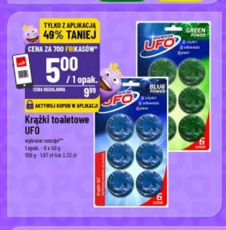 Krążki toaletowe UFO Blue Power