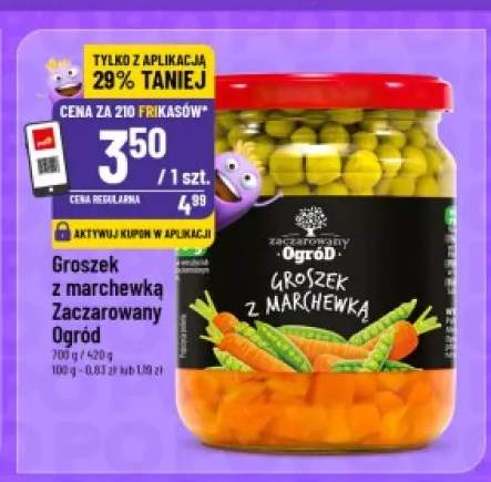 Groszek z marchewką Zaczarowany Ogród