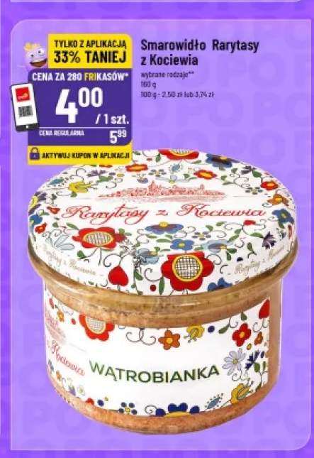 Smarowidło Wątrobianka Rarytasy z Kociewia