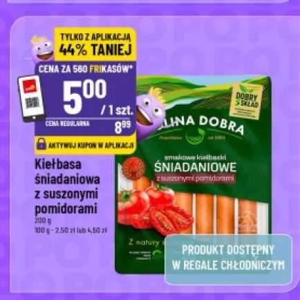 Kiełbasa śniadaniowa z suszonymi pomidorami Dolina Dobra