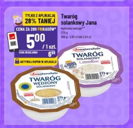 Twaróg solankowy z czosnkiem Janaturalnie Jana