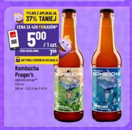 Kombucha Prager's Yerba Mate +1 wariant