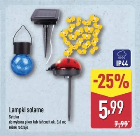 Lampki solarne piker +1 wariant