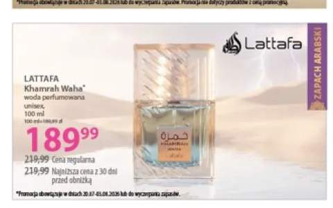 Woda perfumowana unisex Lattafa Khamrah Waha