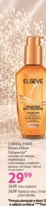 Odżywka do włosów L'Oréal Paris Elseve Eliksir Odżywczy