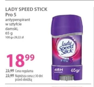 Antyperspirant w sztyfcie damski Lady Speed Stick Pro 5