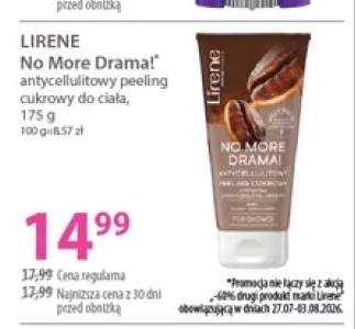 Peeling cukrowy antycellulitowy do ciała Lirene No More Drama!