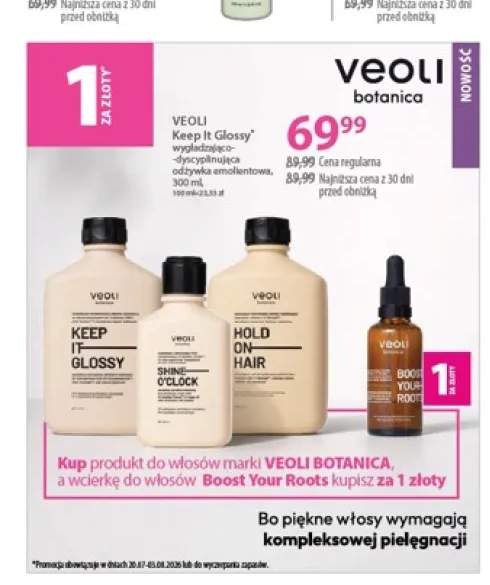 Odżywka do włosów Veoli Botanica Keep It Glossy +1 wariant