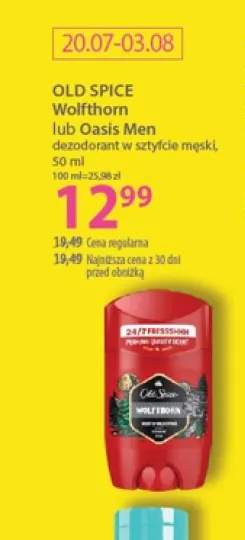 Dezodorant w sztyfcie męski Old Spice Wolfthorn +1 wariant
