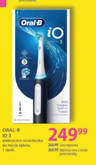 Elektryczna szczoteczka do mycia zębów Oral-B iO 3