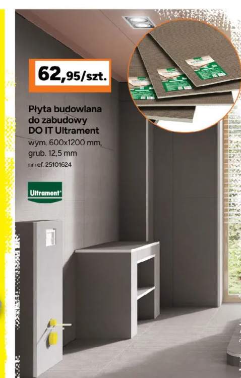 Płyta budowlana do zabudowy DO IT Ultrament