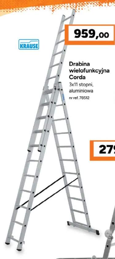 Drabina wielofunkcyjna Corda Krause 3x11 stopni