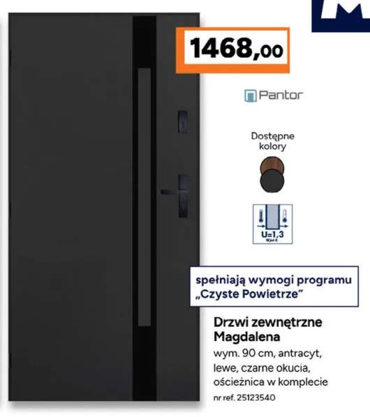 Drzwi zewnętrzne Pantor Magdalena