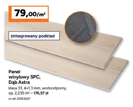 Panel winylowy SPC Dąb Astra