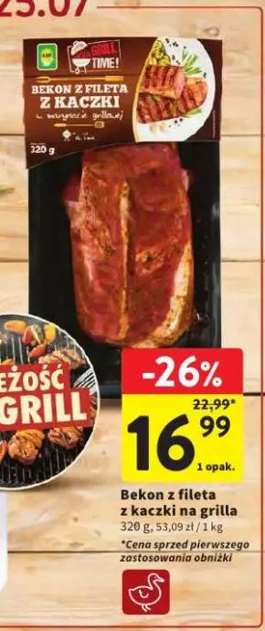 Bekon z fileta z kaczki na grilla Grill Time!