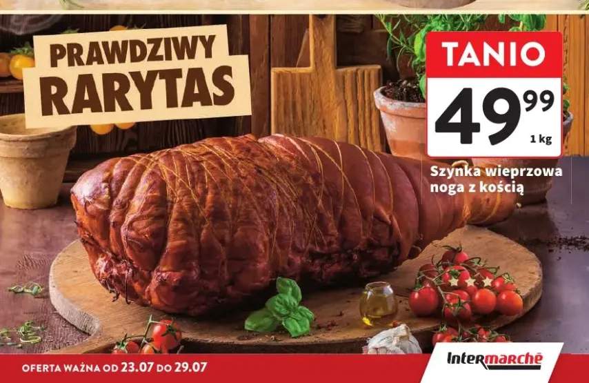 Szynka wieprzowa noga z kością